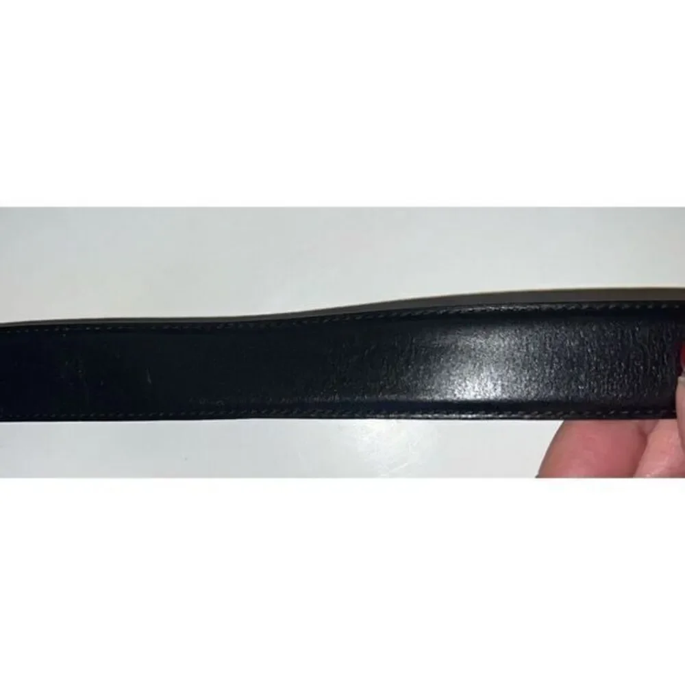 Fossil Women's‎ Leather Belt Size M Medium BT7862001 Black
